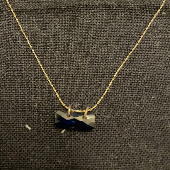 Blue Gem Necklace - Picture 2 of 3